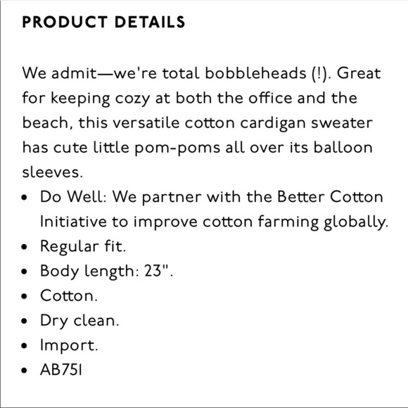 Madewell Bobble Cardigan Size Small - Picture 4 of 4